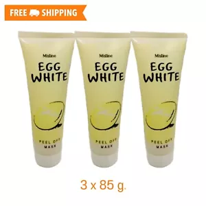 Mistine Egg White Whitening Poreless Anti-Blackhead Peel Off Facial Mask 85g.x3 - Picture 1 of 3