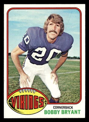 1976 Topps Bobby Bryant #11 GD Minnesota Vikings - Image 1 of 2
