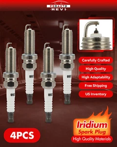 Set of 4 Double Iridium Spark Plugs For 2019-2020 Mazda 6 CX-9 CX-5 2.5L l4 - Picture 1 of 8