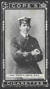 COPE - HÉROES NAVALES Y VOLADORES DE VC & DSO (SIN NUMERAR) - RALPH S SNEYD - Imagen 1 de 2
