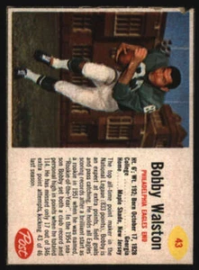1962 Post Cereal #43 Bobby Walston POOR SP Eagles 572089 - Picture 1 of 2