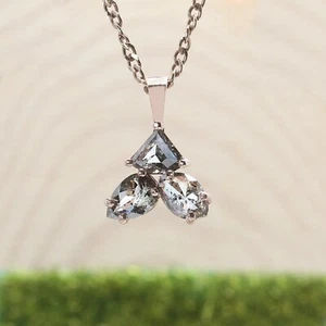 Mix Shape Salt And Pepper Diamond Pendant Dangling Pendant (No Chain) KDN890 - Picture 1 of 9