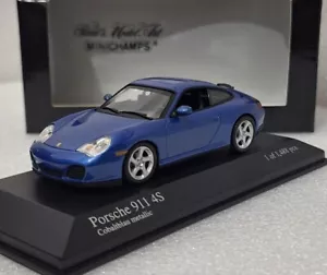 Porsche 911 (996) Carrera 4S 2001 Blue 1:43 Minichamps 400061074 SUPER RARE (9) - Picture 1 of 17