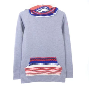 ROXY Sweatshirt Sweat Hoodie Grau Kapuze Strick Knit Muster Gr. S 36 - Bild 1 von 3