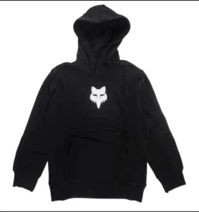 Fox Racing Youth Legacy Pullover Hoodie Sweatshirt Medium Black Fox Head Logo - Picture 1 of 4