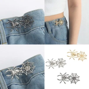 3pieces Adjustable Waist Tightening Clip Clasp Buckles for Jeans Skirts Pants - Picture 1 of 12