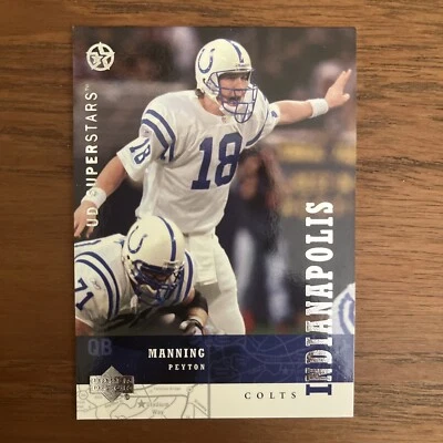 2003 UD Superstars Peyton Manning #106 Indianapolis Colts HOF - Image 1 of 2