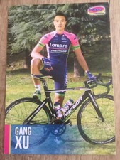 Cyclisme cycling ciclismo wielrennen carte Xu Gang - China Team LAMPRE (徐刚)