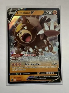 Ursaluna V - 102/195 Ultra Rare Full Art Holo - Silberner Sturm Pokemon TCG NM/M - Bild 1 von 2