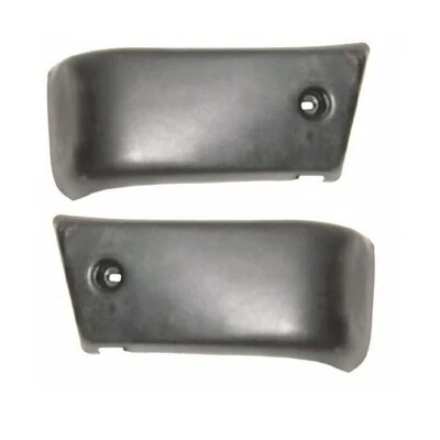 Front Driver & Passenger Side Black Bumper End Cap For 1984-88 Toyota Pickup 2WD Foto 1 de 4