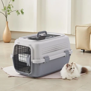 Transportbox IATA Flugbox Auto Flugzeug Transport Box Hundebox Hundetransportbox - Bild 1 von 9