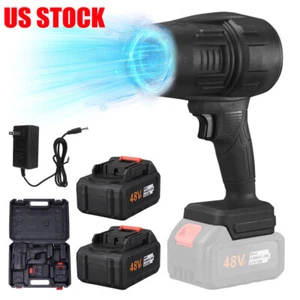 Dry Blower Cordless Air Duster Storm Blower Fan Car Dryer Air Blower Portable US - Picture 1 of 11