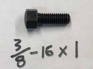 3/8 - 16 X 1 High Hex Cap Screw, Reproduction, Pre war, Grade 8 - Picture 1 of 1