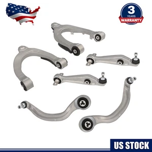 For 2017-2021 Tesla Model 3 6Pcs Front Upper Lower Control Arms w/Ball Joints - Picture 1 of 12