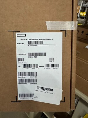 HPE 716189-B21 1.0m External Mini SAS High Density to Mini SAS Cable - Image 1 of 2