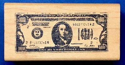 СТОДОЛЛАРОВАЯ БАНКНОТА марок Изумрудного города Бенджамин Франклин деньги c банкнота РЕДКАЯ - Изображение 1 из 2