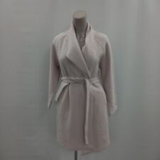 Ana / Jacob Coat Size L Pale Purple Long 100% Wool RMF51 BL