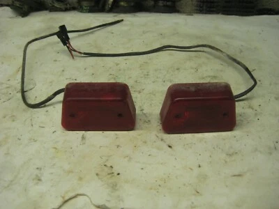 Vintage Snowmobile 1972 Arctic Cat Panther 303 Pair of Taillights Foto 1 de 3