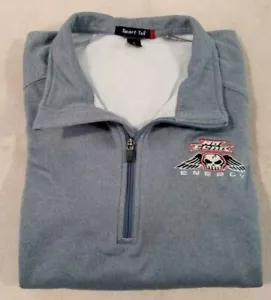 Sport-Tek "NO FEAR ENERGY" Skull Head & Wings 1/4 Zip Pullover Sweatshirt L NEU - Bild 1 von 6