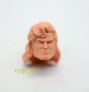 Unpainted 1:12 Black Superman Head Sculpt For 6'' Male Soldier Body Toys - Picture 1 of 5