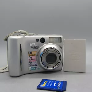 Nikon Digital Camera Coolpix 5200 5.1MP Silver Tested *Read* - Picture 1 of 9