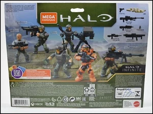 PACK PELOTÓN MARINO HALO INFINITE MEGA CONSTRUX UNSC GXB00 MARCA ESPARTANA VII  - Imagen 1 de 7