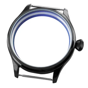 44mm Stainless Steel Watch Case Fit For Seagull ST3600 ETA 6497 6498 Movement E - Picture 1 of 11