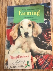 The Business of Farming Vintage Magazine 1942 Holiday Issue Kendallville, IND. - Picture 1 of 11