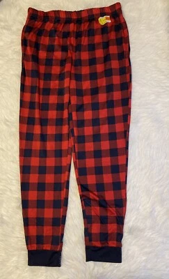 Pantalones de pijama a cuadros rojos Dearfoams para mujer talla mediana (8-10) Foto 1 de 4