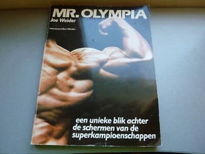 Joe Weider MR. OLYMPIA bodybuilding muscle book ARNOLD SCHWARZENEGGER in German - Imagen 1 de 12