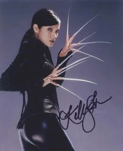 KELLY HU as Lady Deathstrike - X-men 2 GENUINE SIGNED AUTOGRAPH Cover
