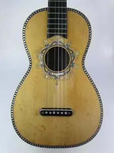 Antique French 19th Century Parlour Guitar By Martin Successeurs Circa 1880 - Picture 1 of 14
