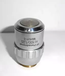 Zeiss Jena GF-Planchromat HI 100/ 1,25 160/ 0,17-C RMS, Mikroskop-Objektiv - Bild 1 von 2
