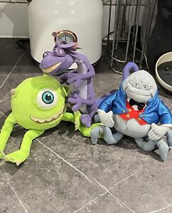 Disney Pixar Monsters Inc. Plush Bundle-Randall Boggs-Henry J Waternoose-Mikey