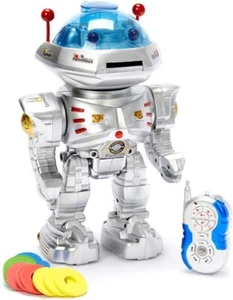Radio Remote Controlled RC Dancing Robot w/ RC Missile Disc Launcher by PowerTRC - Picture 1 of 6