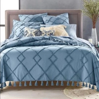 Lucky Brand Diamond Tuft Full/Queen Bed Coverlet - Image 1 of 4