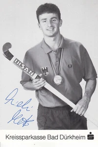 Michael METZ - Deutschland, Gold Olympia 1992 Hockey, Original-Autogramm! - Bild 1 von 1