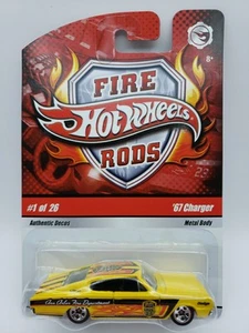 Hot Wheels Fire Rods '67 Charger, Ann Arbor Fire Dept., w/ protector - Picture 1 of 8
