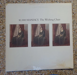 10,000 MANIACS Wishing Chair LP Vinyl Record Elektra 60428 Natalie Merchant 1985 - Foto 1 di 17
