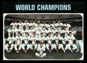 Baltimore Orioles World Series Champions Team Photo 1971 Topps Baseball Card #1 - Picture 1 of 2