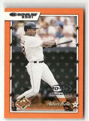 2001 DONRUSS #56 ALBERT BELLE BALTIMORE ORIOLES - Image 1 of 2