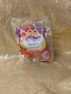 Teletubbies Tinky Winky Llavero Púrpura Peluche McDonalds Happy Meal Juguete 2000#95 Foto 1 de 2
