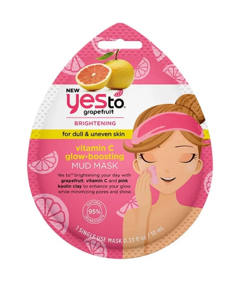 Yes To Grapefruit Vitamin C Glow Boosting Mud Mask 10ml - Image 1 of 1