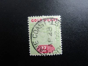 Gold Coast 2/-SG32 Fine Used-£48.00 in 2022-Post UK-Read all Below Lot 23 - Picture 1 of 2