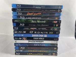 Blu-Ray Movie Lot Of 15  Action Thriller Sci-fi Family Star Wars Real Steel Etc - Bild 1 von 8