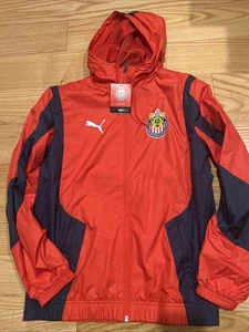 Puma Chivas Guadalajara PREMATCH WOVEN ANTHEM JACKET S 773621 Men’s Soccer Top - Picture 1 of 7