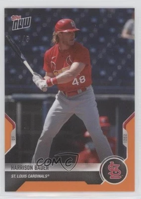 2021 Topps Now Road to Opening Day Orange /5 Harrison Bader #OD-363 - Image 1 of 2