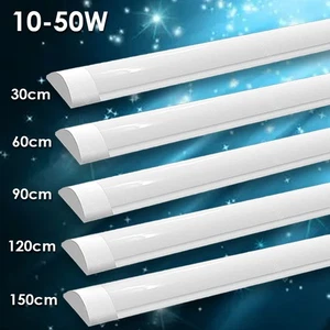 60/90/120/150 cm LED lámpara de bañera lámpara de techo lámpara de habitación húmeda taller tubo - Imagen 1 de 21