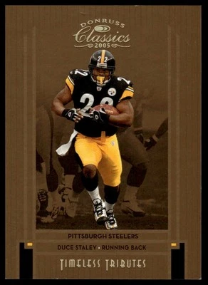 2005 Donruss Classics #75 Duce Staley Timeless Tributes Bronze #/100 - Image 1 of 2
