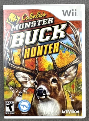 Cabela's Monster Buck Hunter Nintendo Wii 2010 Activision No Gun - Image 1 of 4